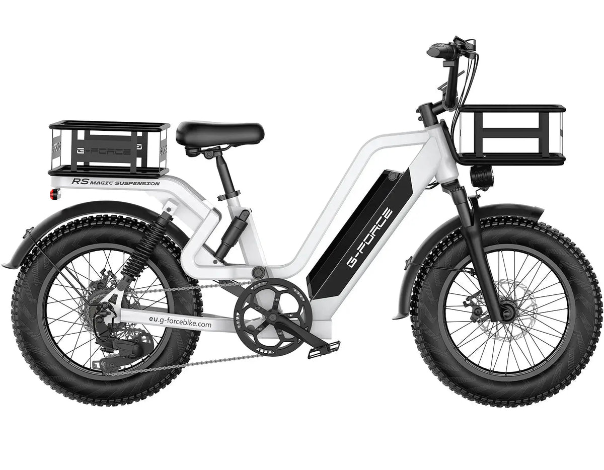 G-FORCE RS ST Step-Thru Fat Tyre Electric Bike-Electric Scooters London