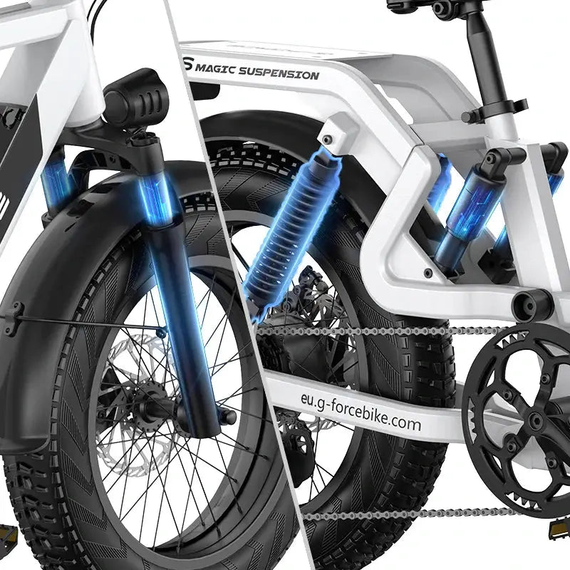G-FORCE RS ST Step-Thru Fat Tyre Electric Bike-Electric Scooters London