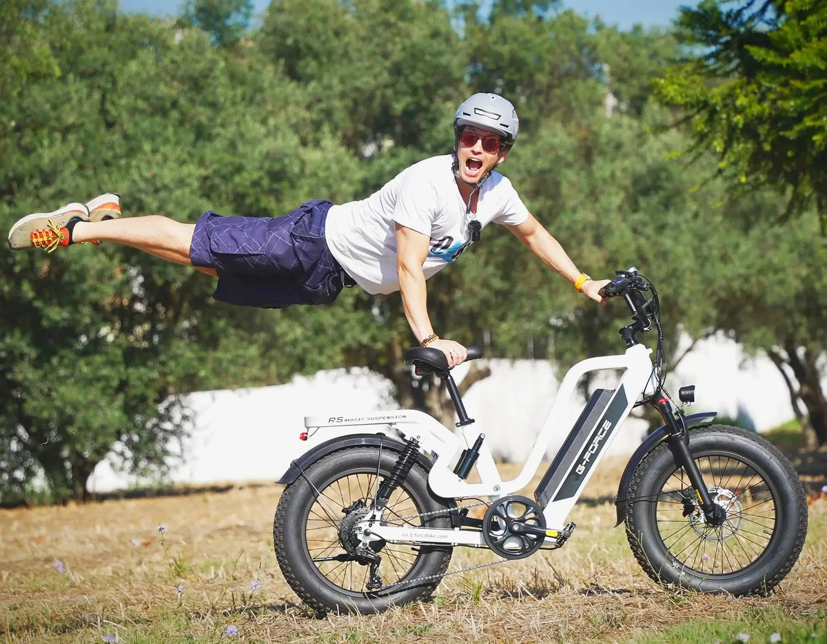 G-FORCE RS ST Step-Thru Fat Tyre Electric Bike-Electric Scooters London
