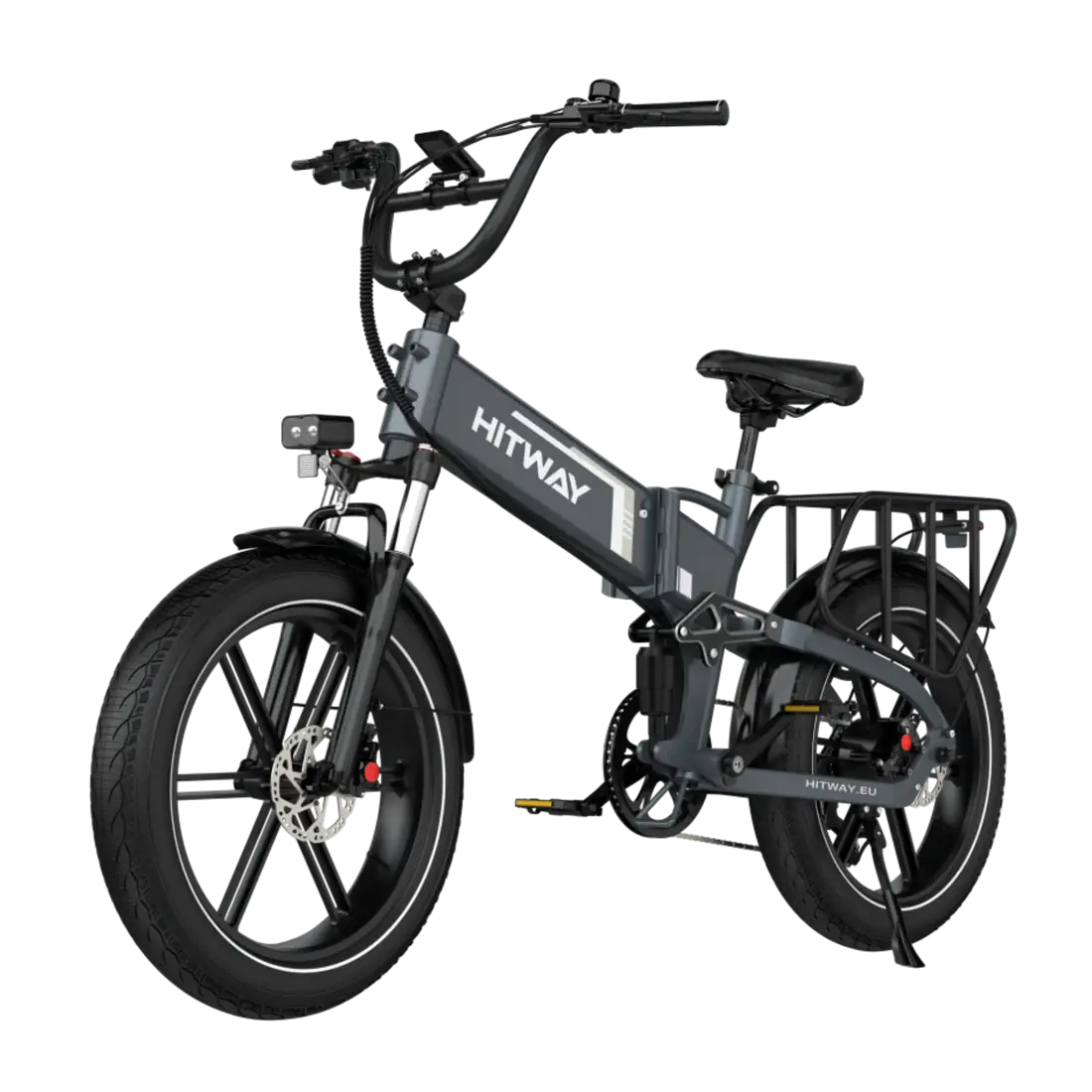 HITWAY BK10S PRO Folding Electric Bike – 48 V 15Ah, 250W Motor, 20″×4″ Fat Tyres