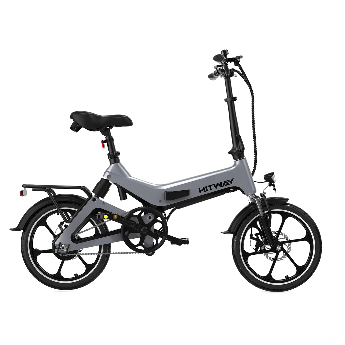 HITWAY BK2 250W Folding Electric Bike – 36V 7.8Ah, 16" Wheels-Electric Scooters London
