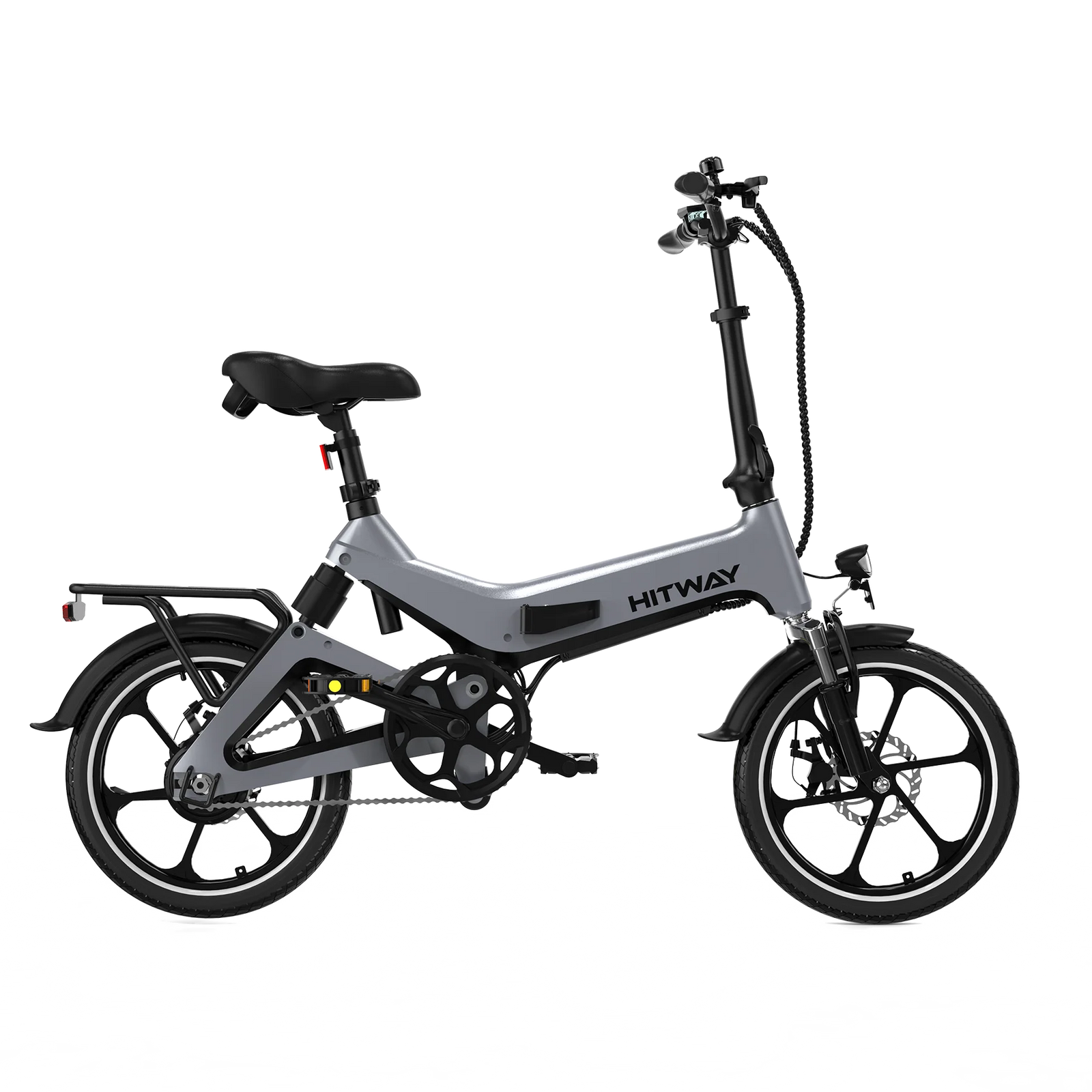 HITWAY BK2 250W Folding Electric Bike – 36V 7.8Ah, 16" Wheels-Electric Scooters London