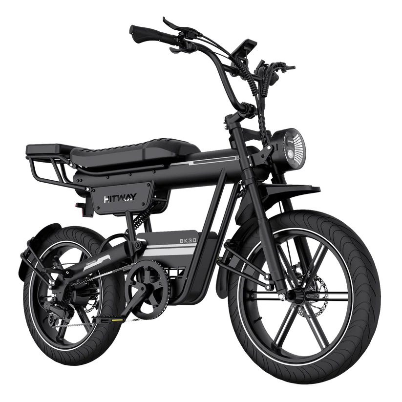 HITWAY BK30 Fat Tyre Electric Bike – 48V 23.4Ah, 20″×4.0″, Long-Range-Electric Scooters London