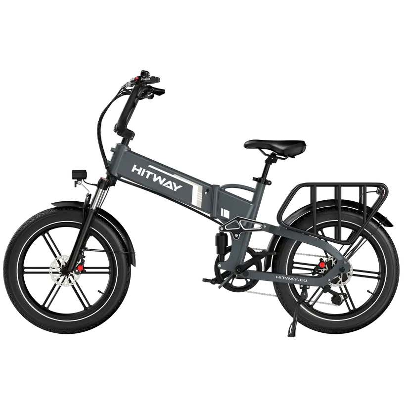 HITWAY BK10S PRO Folding Electric Bike – 48 V 15Ah, 250W Motor, 20″×4″ Fat Tyres