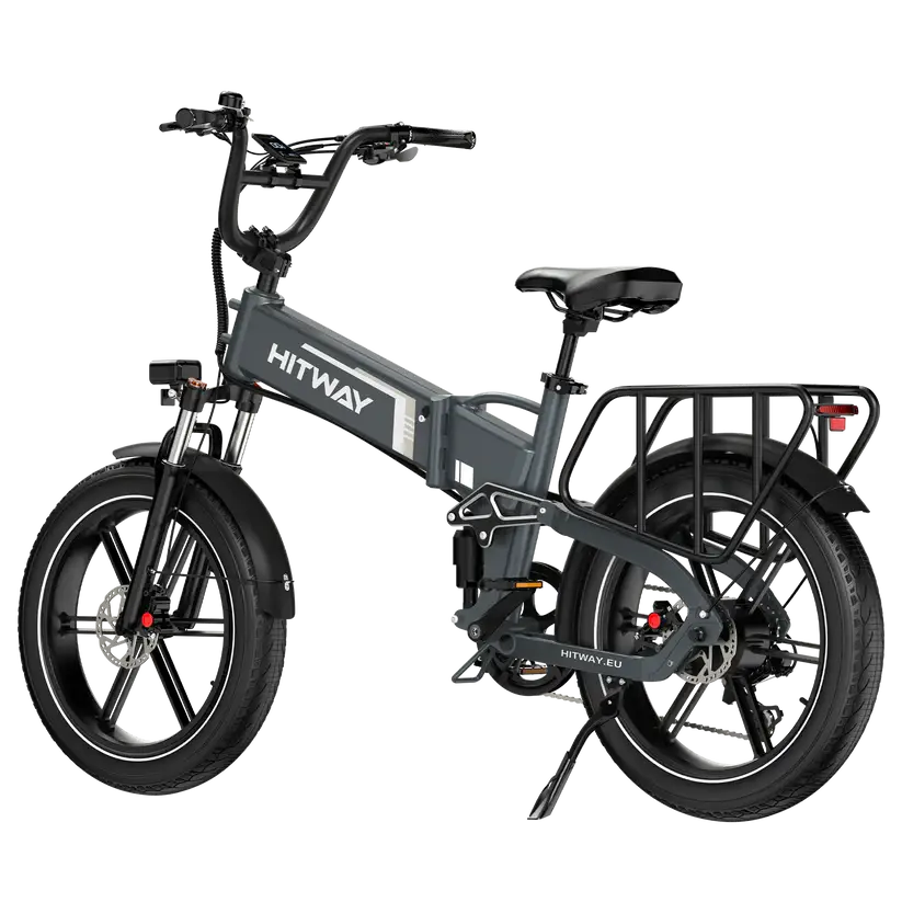 HITWAY BK10S PRO Folding Electric Bike – 48 V 15Ah, 250W Motor, 20″×4″ Fat Tyres