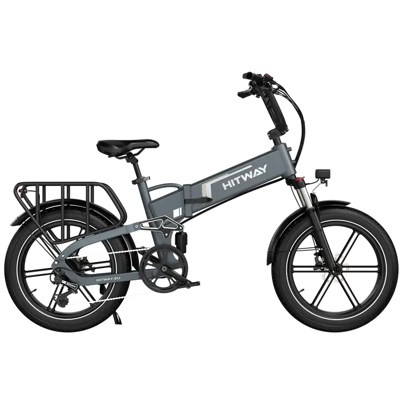 HITWAY BK10S PRO Folding Electric Bike – 48 V 15Ah, 250W Motor, 20″×4″ Fat Tyres