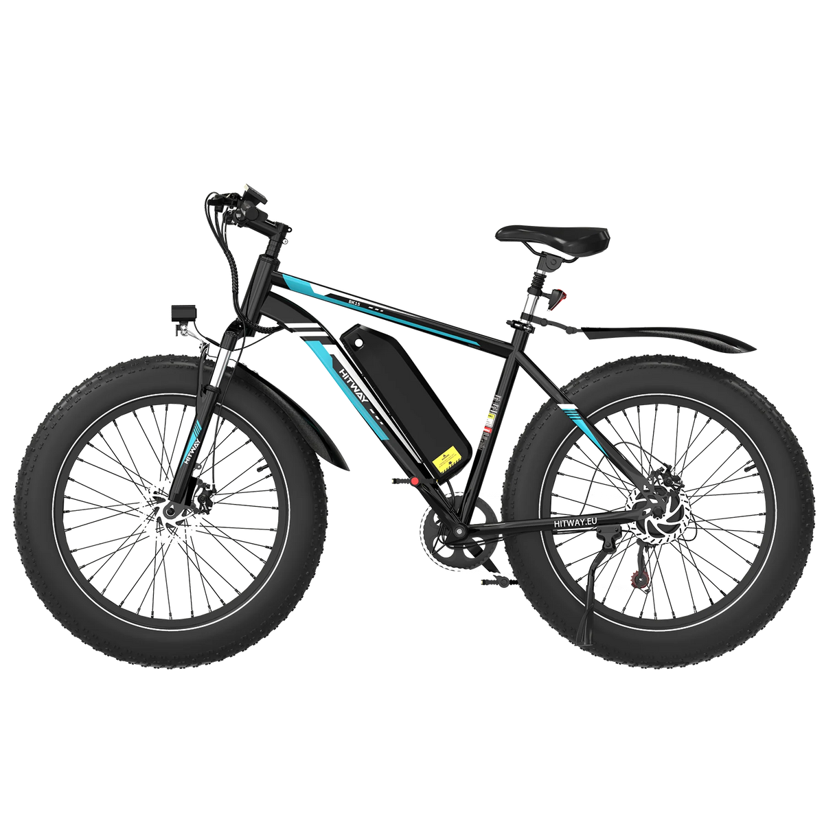 HITWAY BK15 4.0 Fat Tyre Electric Bike – 250W, 48V 15.6Ah, NFC-Electric Scooters London