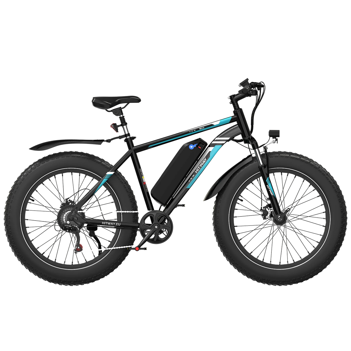 HITWAY BK15 4.0 Fat Tyre Electric Bike – 250W, 48V 15.6Ah, NFC-Electric Scooters London