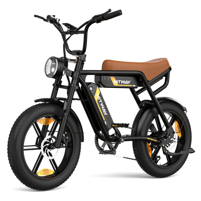 HITWAY BK17 / BK29S Dual Battery Electric Bike – Long-Range 48V / 13Ah×2, 250W Hub, Fat Tyres-Electric Scooters London