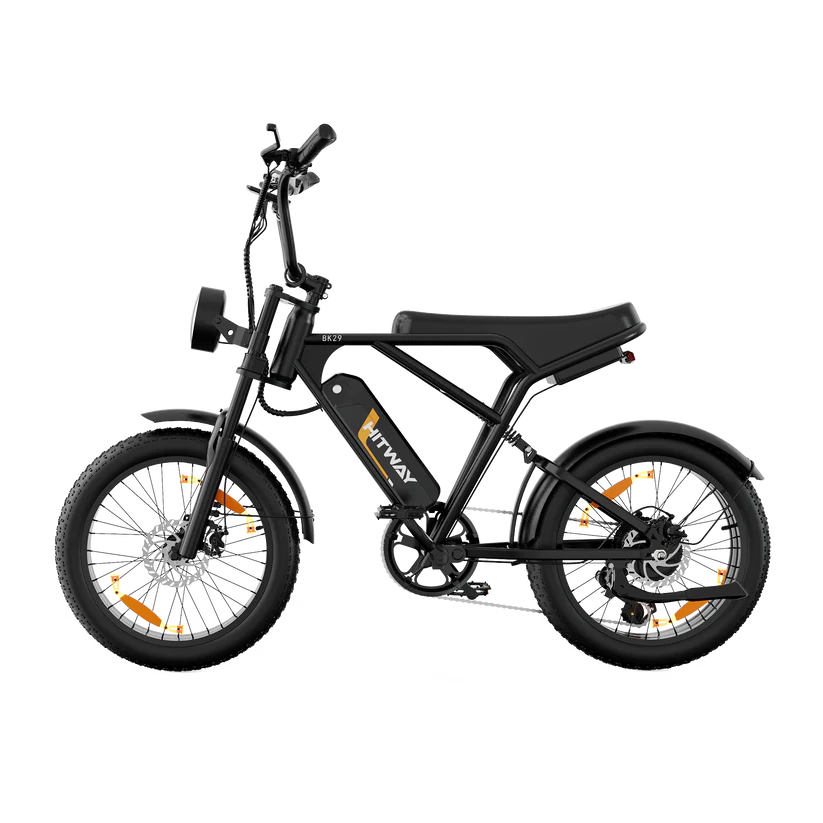 HITWAY BK29 Fat Tyre Electric Bike – 48V 15Ah Battery, 250W Motor, 20″×4.0″ Tyres-Electric Scooters London