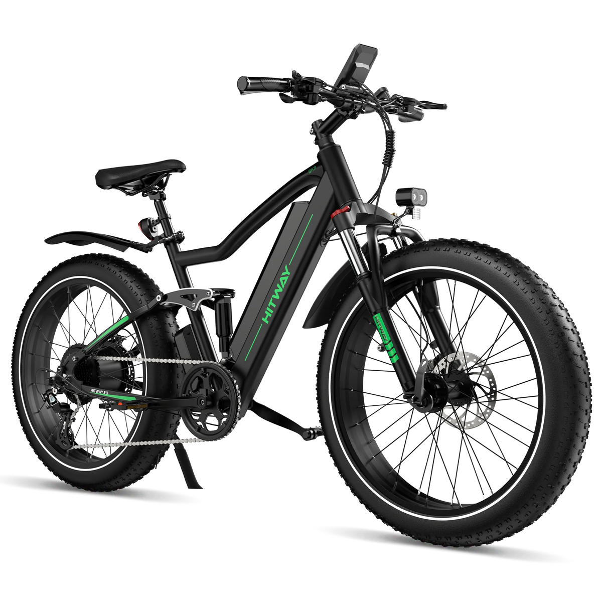 HITWAY BK9S Electric Bike – 48V 16Ah, 26″×4.0″ Fat Tyres, App Connectivity-Electric Scooters London