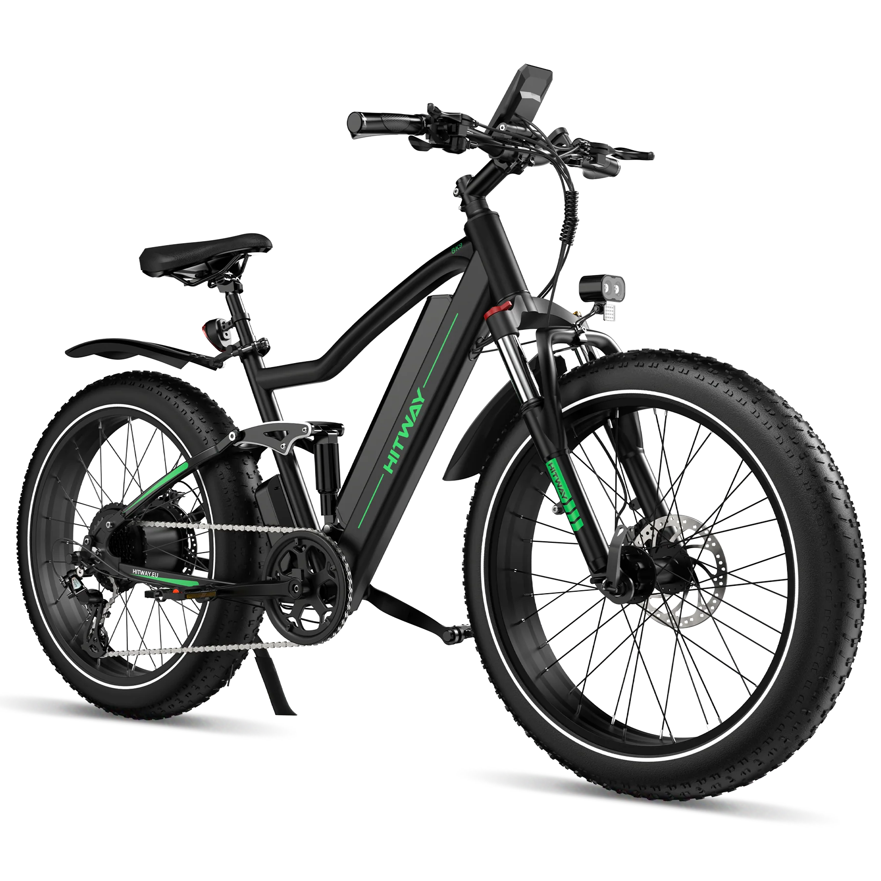 HITWAY BK9S Electric Bike – 48V 16Ah, 26″×4.0″ Fat Tyres, App Connectivity-Electric Scooters London