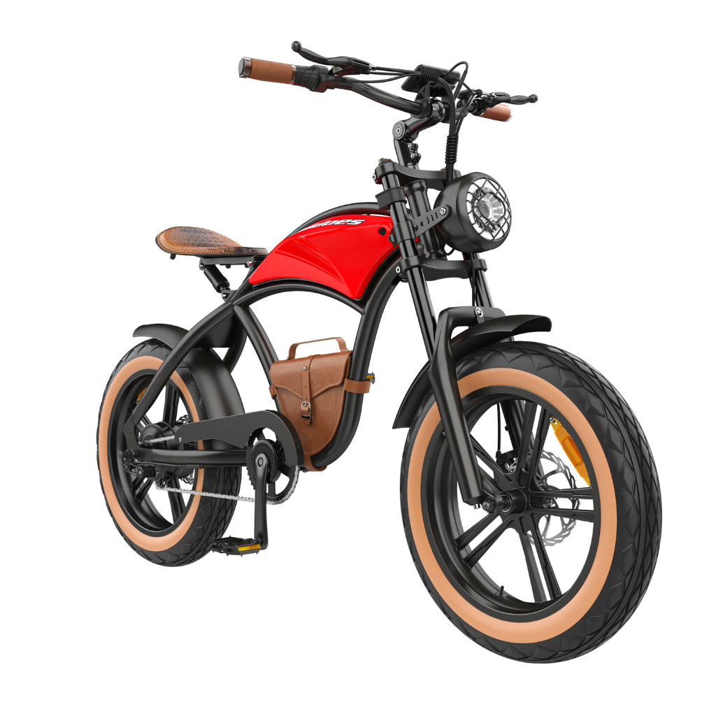 Hidoes® B10 -1000W Retro Vintage Fat Tyre Electric Bike-Electric Scooters London