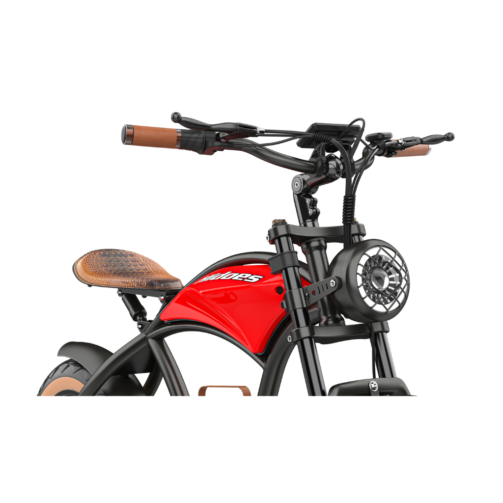 Hidoes® B10 -1000W Retro Vintage Fat Tyre Electric Bike-Electric Scooters London