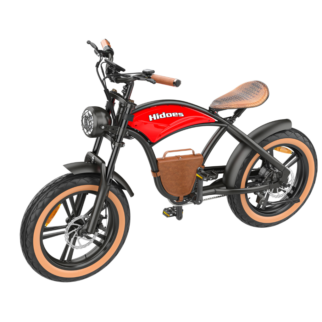 Hidoes® B10 -1000W Retro Vintage Fat Tyre Electric Bike-Electric Scooters London