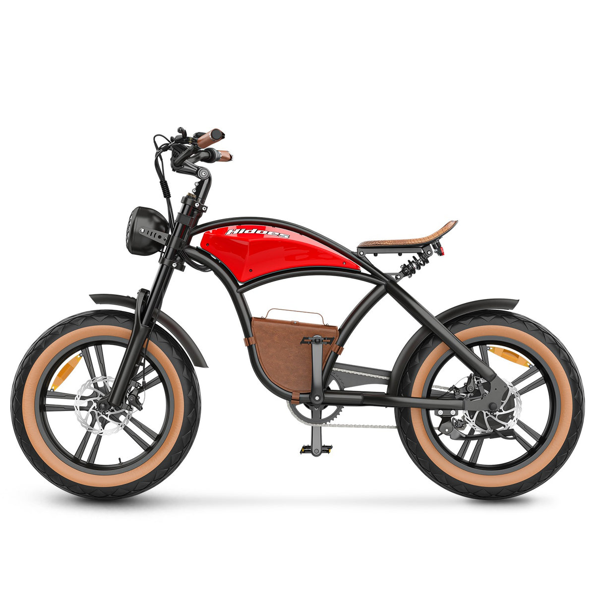 Hidoes® B10 -1000W Retro Vintage Fat Tyre Electric Bike-Electric Scooters London