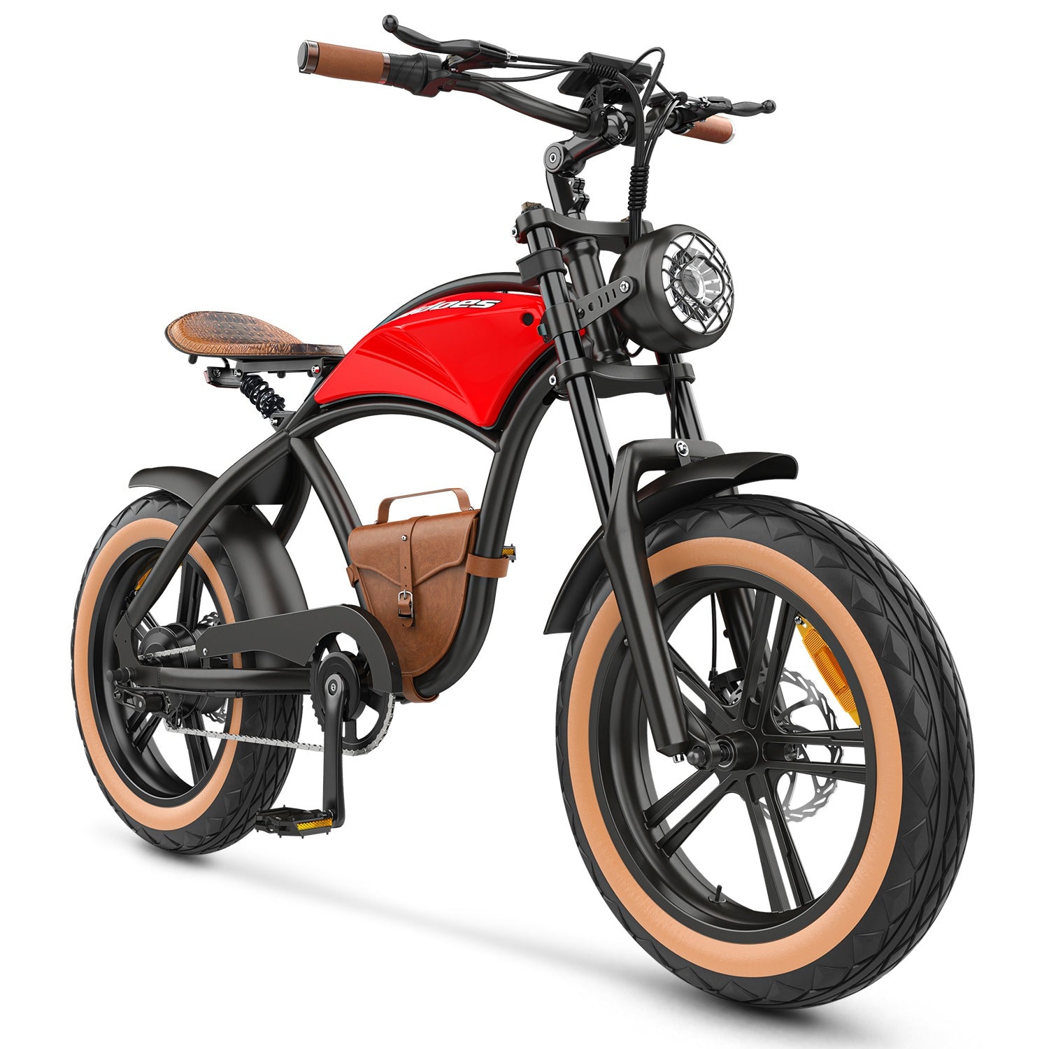 Hidoes® B10 -1000W Retro Vintage Fat Tyre Electric Bike-Electric Scooters London