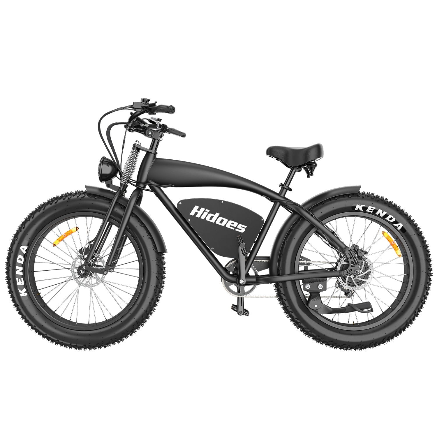 Hidoes® B3 -1200W Retro Vintage Fat Tyre Electric Bike-Electric Scooters London