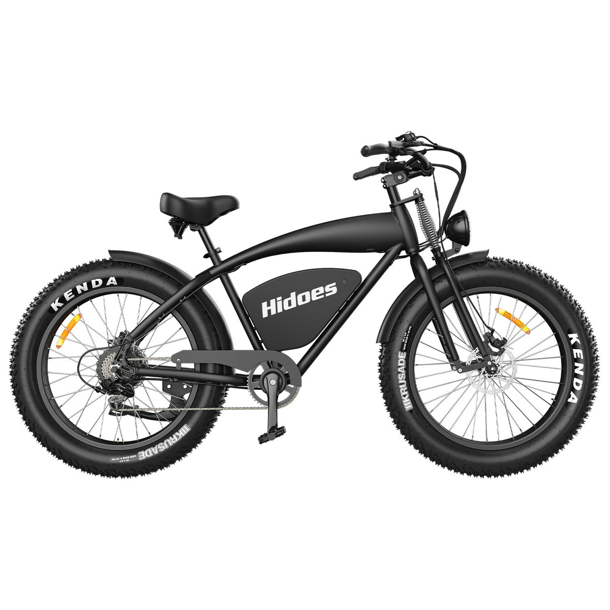 Hidoes® B3 -1200W Retro Vintage Fat Tyre Electric Bike-Electric Scooters London