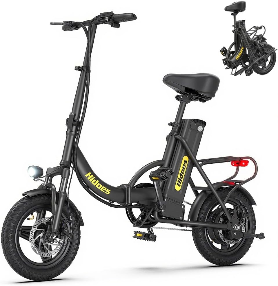 Hidoes C5 Folding Electric Bike – 250W Motor, 36V 10.4Ah, 25 km/h-Electric Scooters London