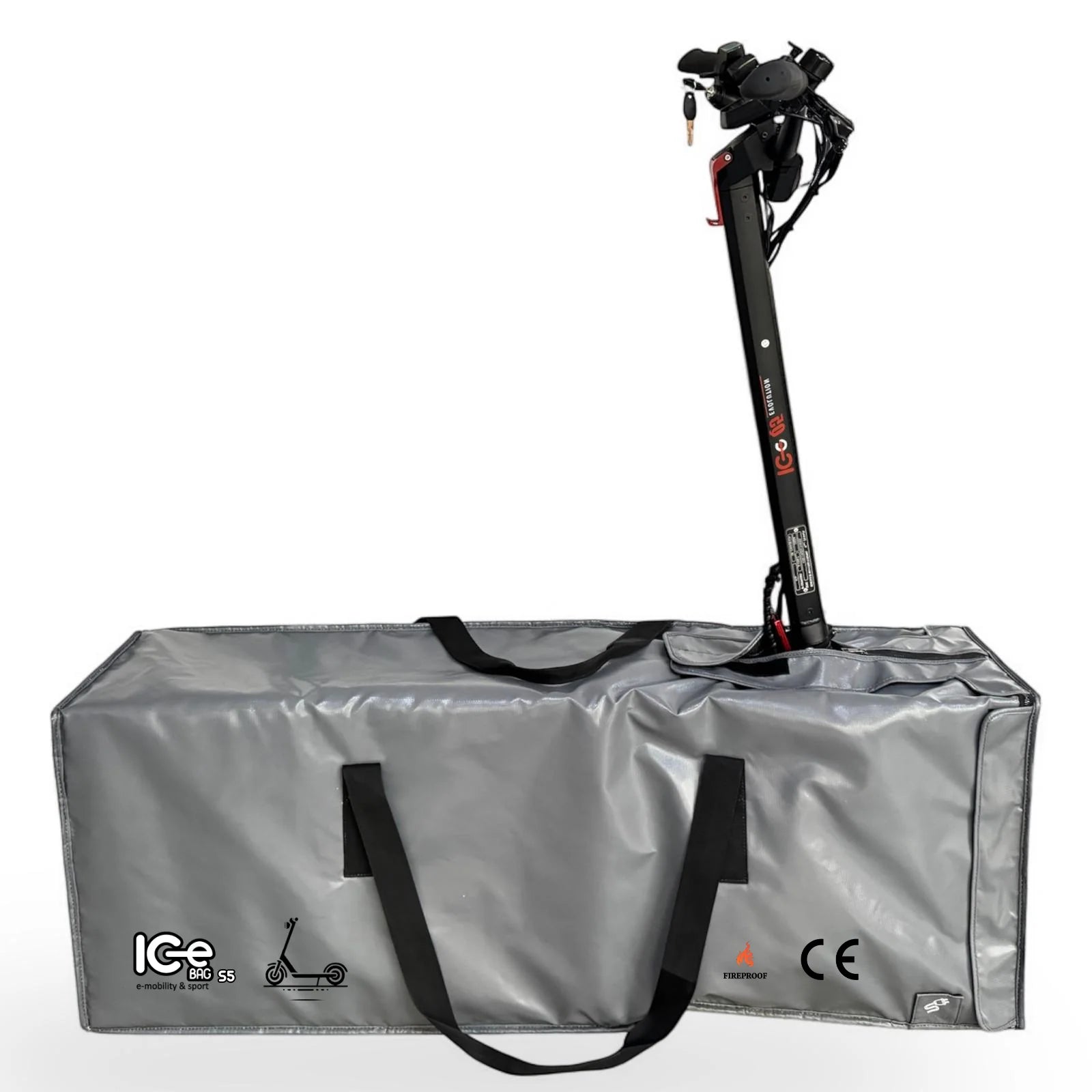 ICe BAG S5 Extra-Large Fireproof Garage Bag for Electric Scooters-Electric Scooters London