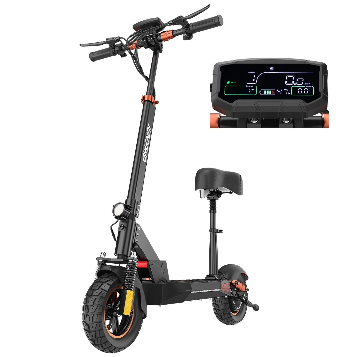 IENYRID M4 Pro S+ MAX Electric Scooter - 800W Power | 20Ah Battery | 28mph Speed | 45mi Range-Electric Scooters London