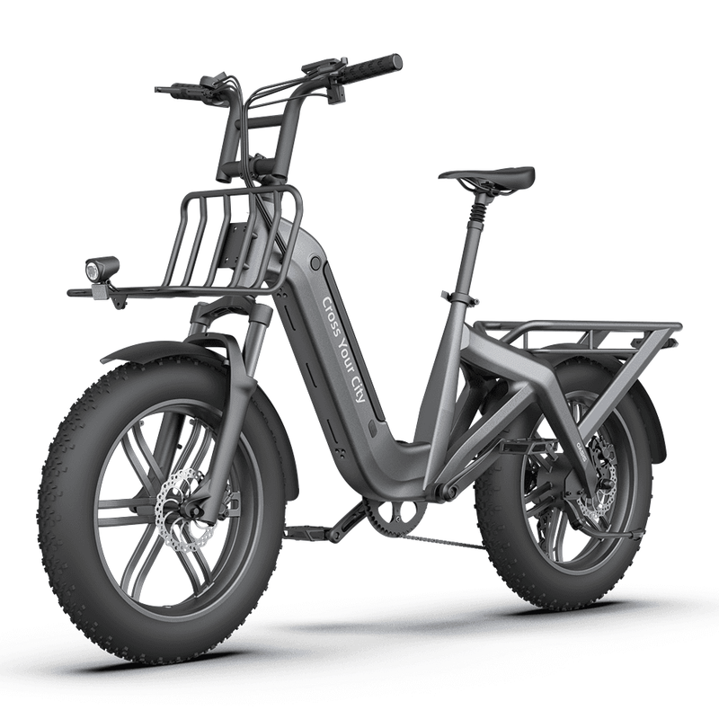 ADO Oasis One 20x4 Fat-Tyre Cargo Electric Bike-Electric Scooters London