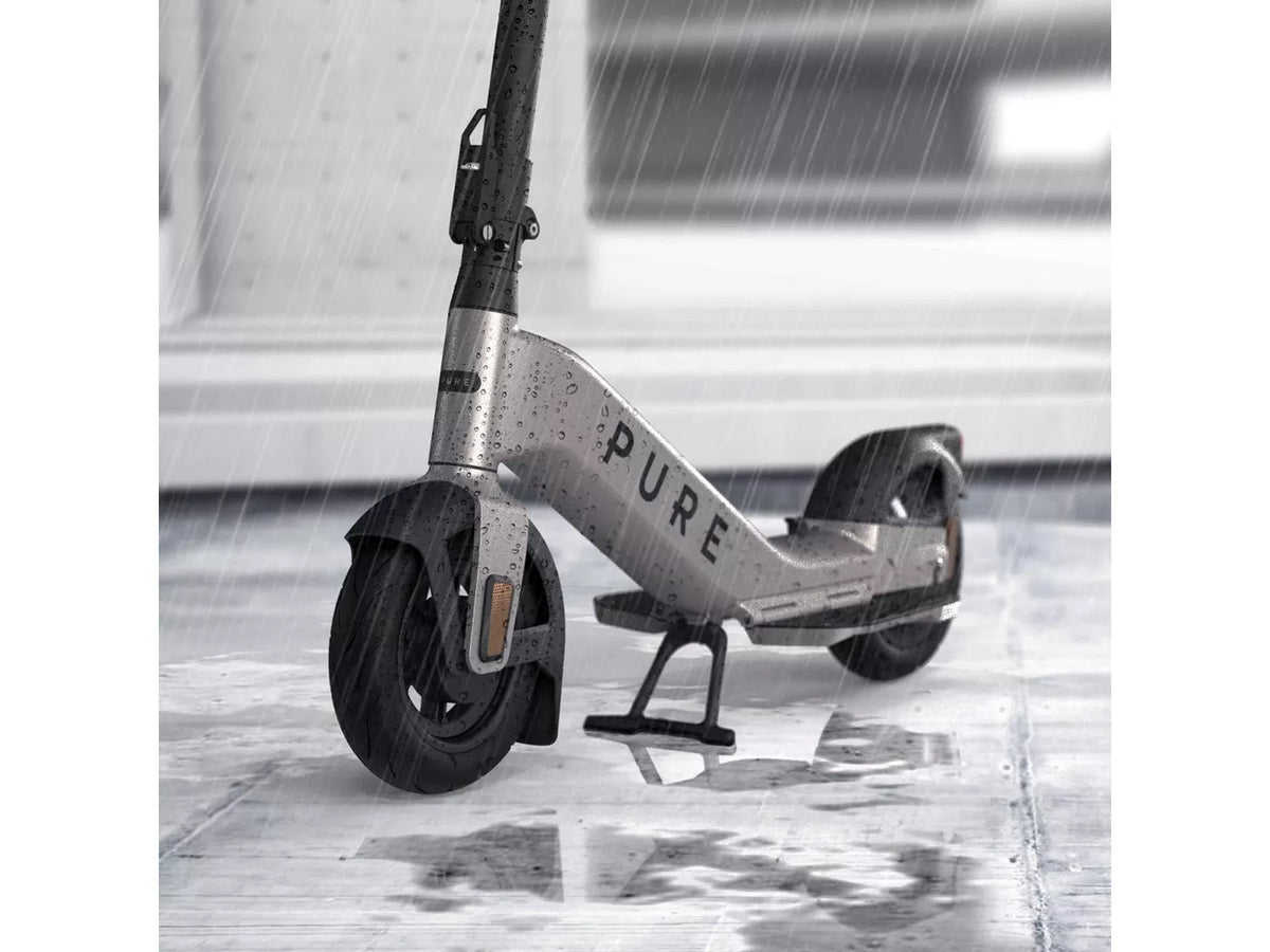 Pure Advance Flex Electric Scooter - Platinum Silver-Electric Scooters London