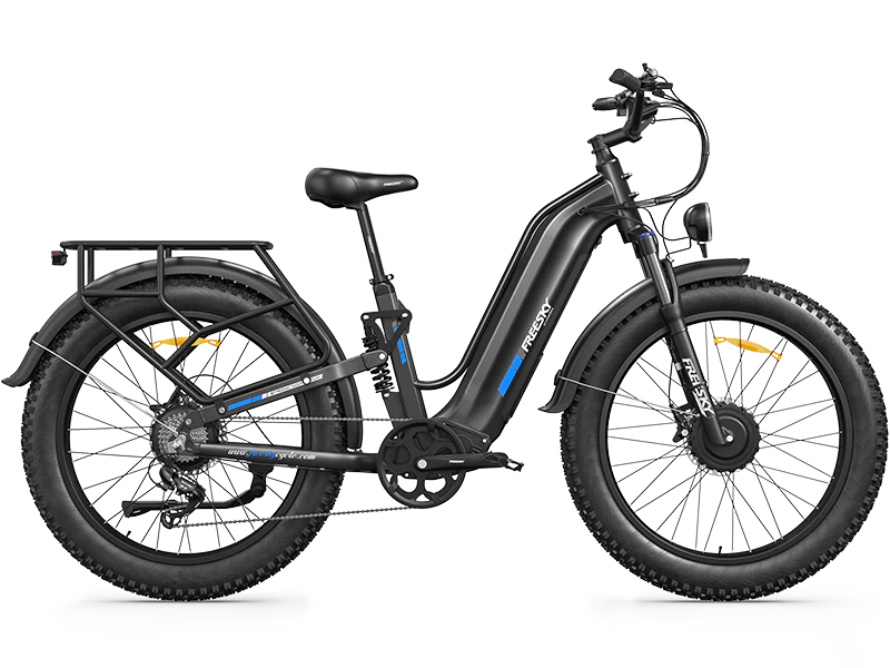 FREESKY Ranger Air M-540 Step-Through Electric Bike – 3500W Peak Dual Motor-Electric Scooters London
