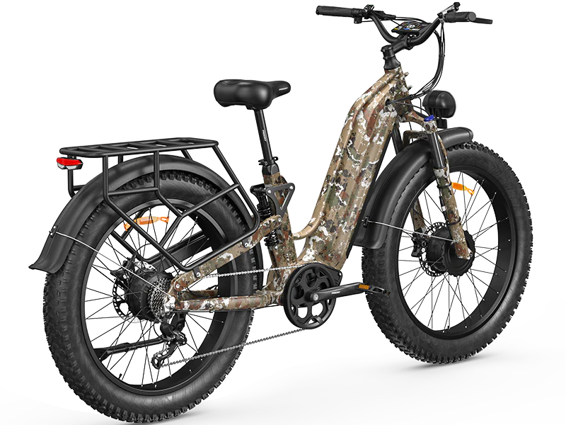 FREESKY Ranger Air M-540 Step-Through Electric Bike – 3500W Peak Dual Motor-Electric Scooters London