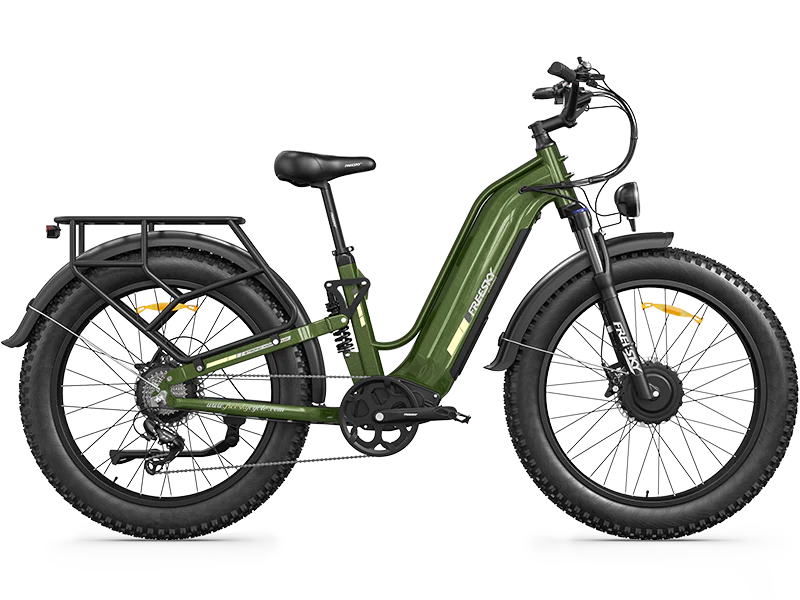 FREESKY Ranger Air M-540 Step-Through Electric Bike – 3500W Peak Dual Motor-Electric Scooters London