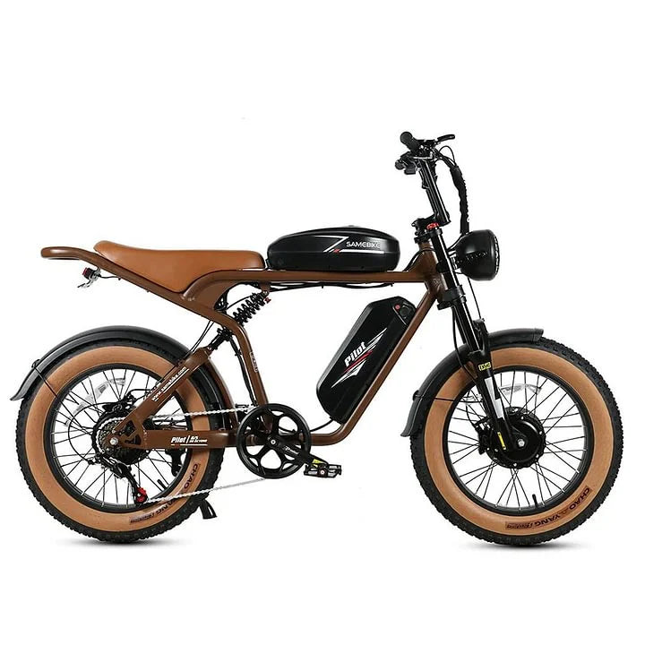 SAMEBIKE M20-III Dual Battery Fat Tyre Electric Bike-Electric Scooters London
