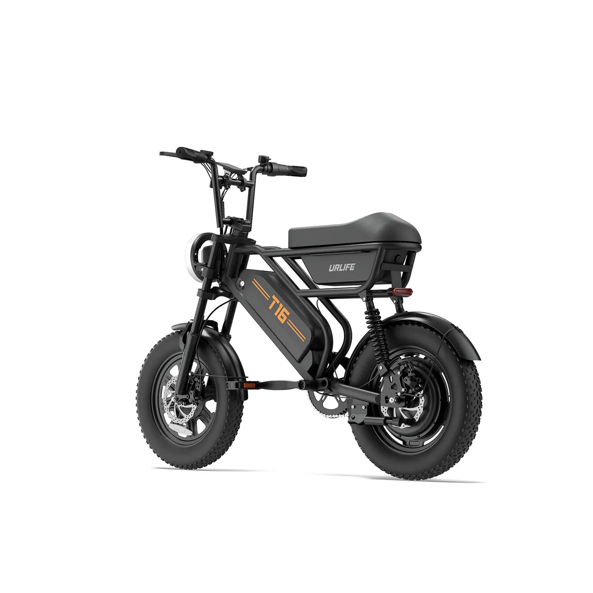 URLIFE T16 500W Fat Tyre Electric Bike – Compact Design-Electric Scooters London
