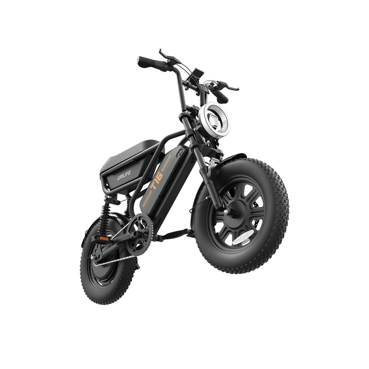 URLIFE T16 500W Fat Tyre Electric Bike – Compact Design-Electric Scooters London