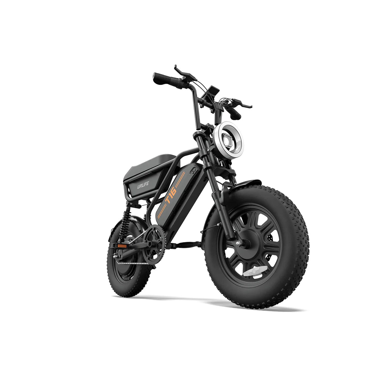 URLIFE T16 500W Fat Tyre Electric Bike – Compact Design-Electric Scooters London