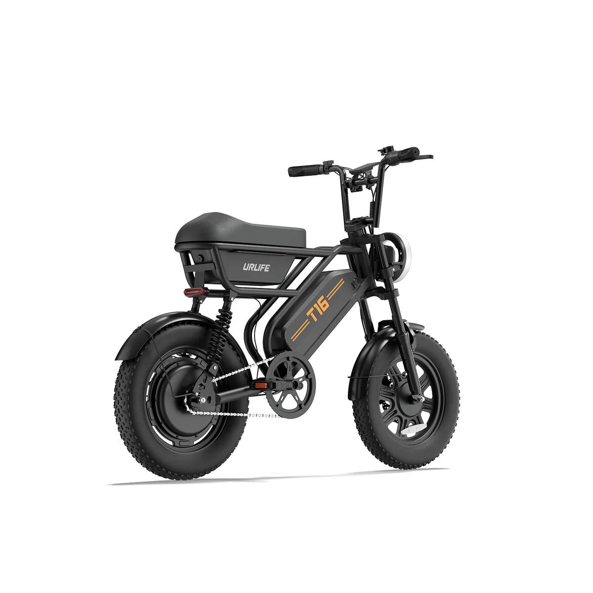 URLIFE T16 500W Fat Tyre Electric Bike – Compact Design-Electric Scooters London