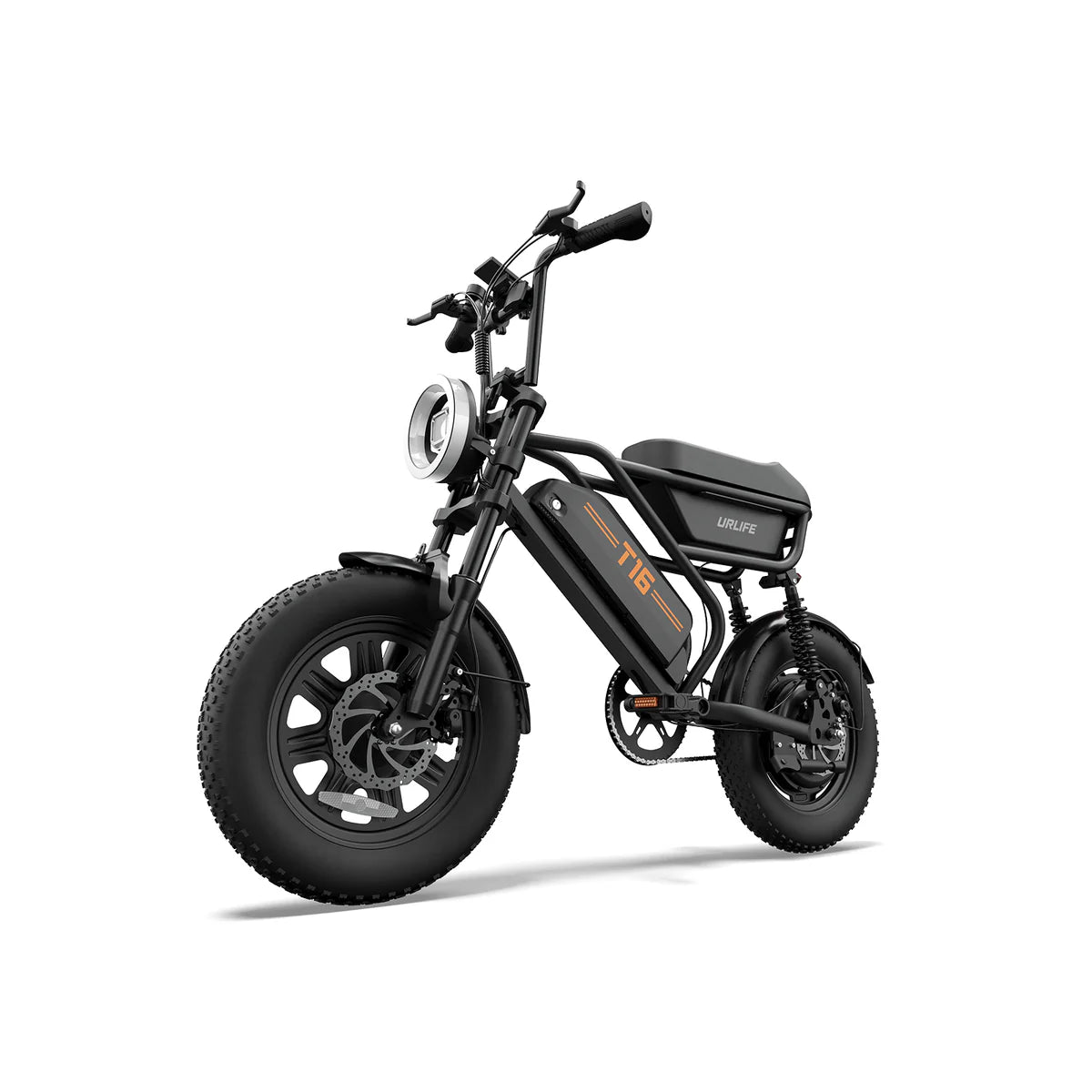 URLIFE T16 500W Fat Tyre Electric Bike – Compact Design-Electric Scooters London