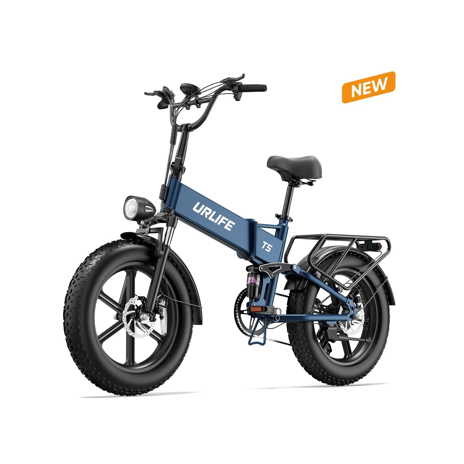 URLIFE T5 Fat Tyre Electric Bike – 750W Folding E-Bike-Electric Scooters London