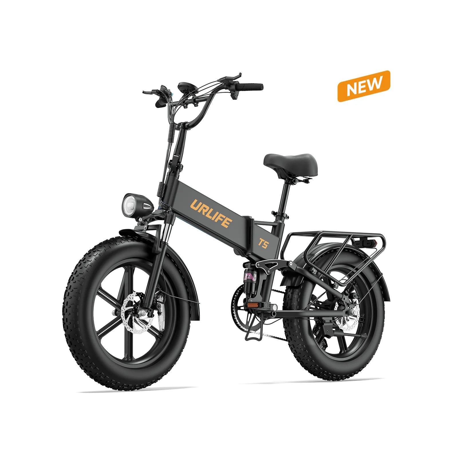 URLIFE T5 Fat Tyre Electric Bike – 750W Folding E-Bike-Electric Scooters London