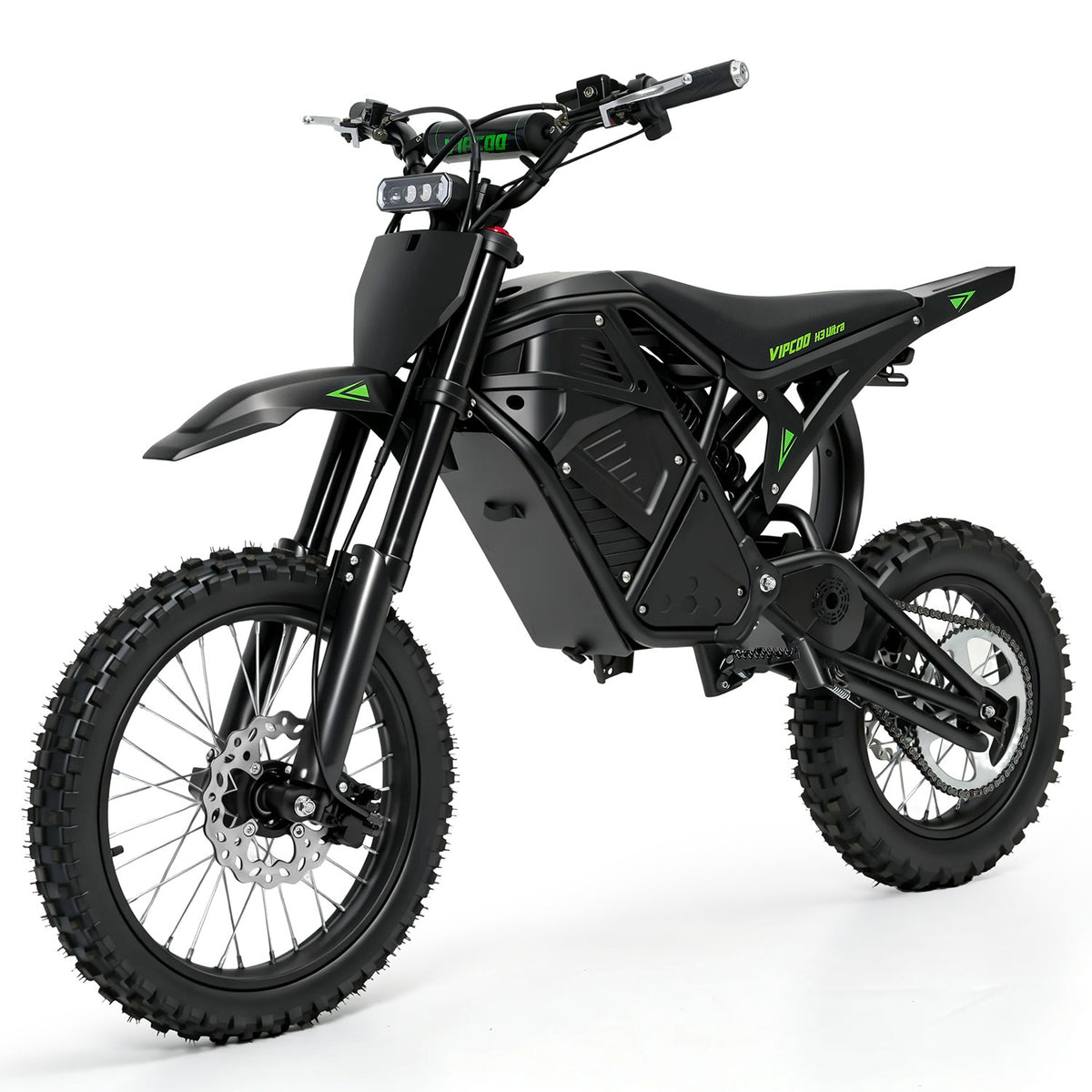 VIPCOO H3 Ultra Electric Dirt Bike – 5000W 72V 17/14 Wheels