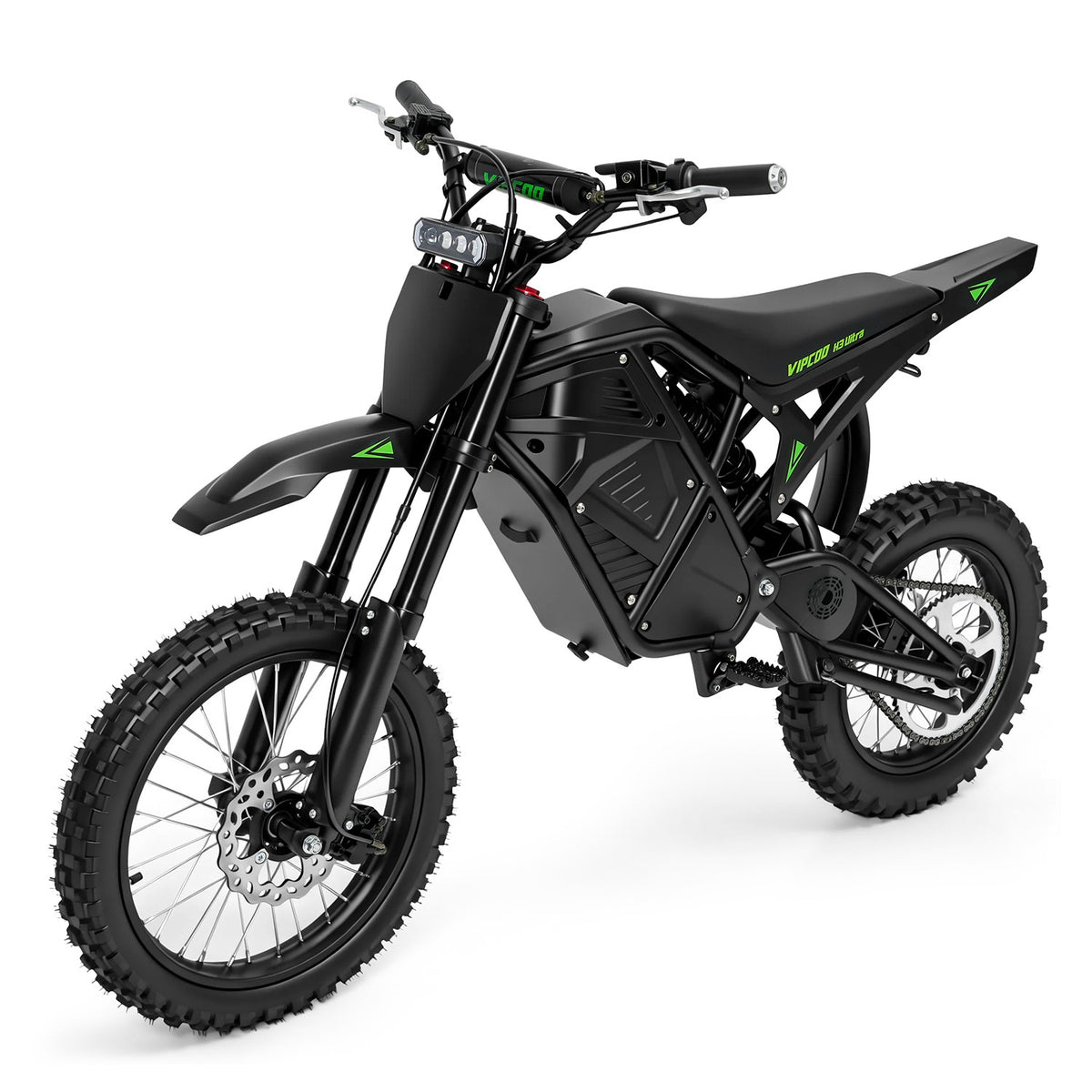 VIPCOO H3 Ultra Electric Dirt Bike – 5000W 72V 17/14 Wheels