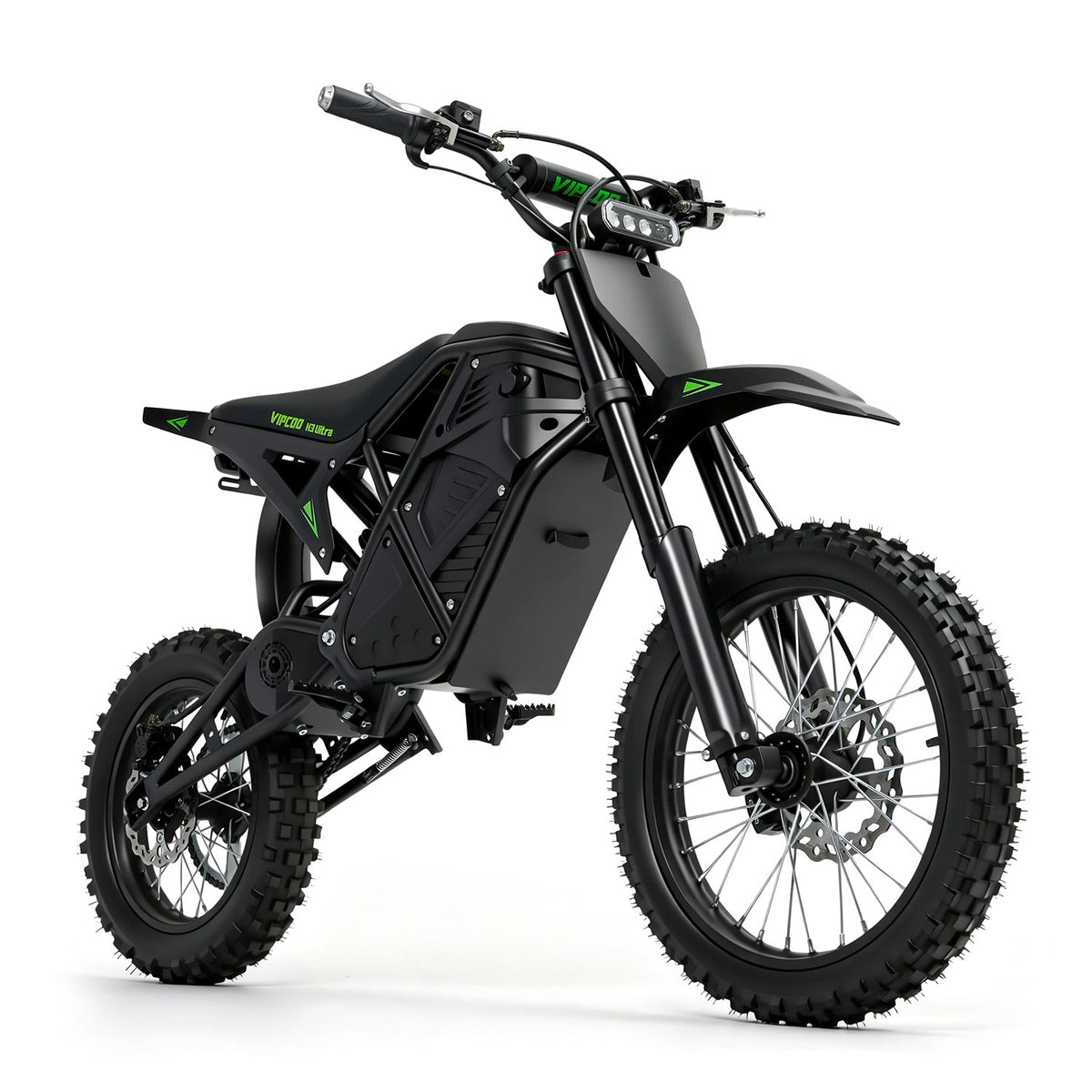VIPCOO H3 Ultra Electric Dirt Bike – 5000W 72V 17/14 Wheels