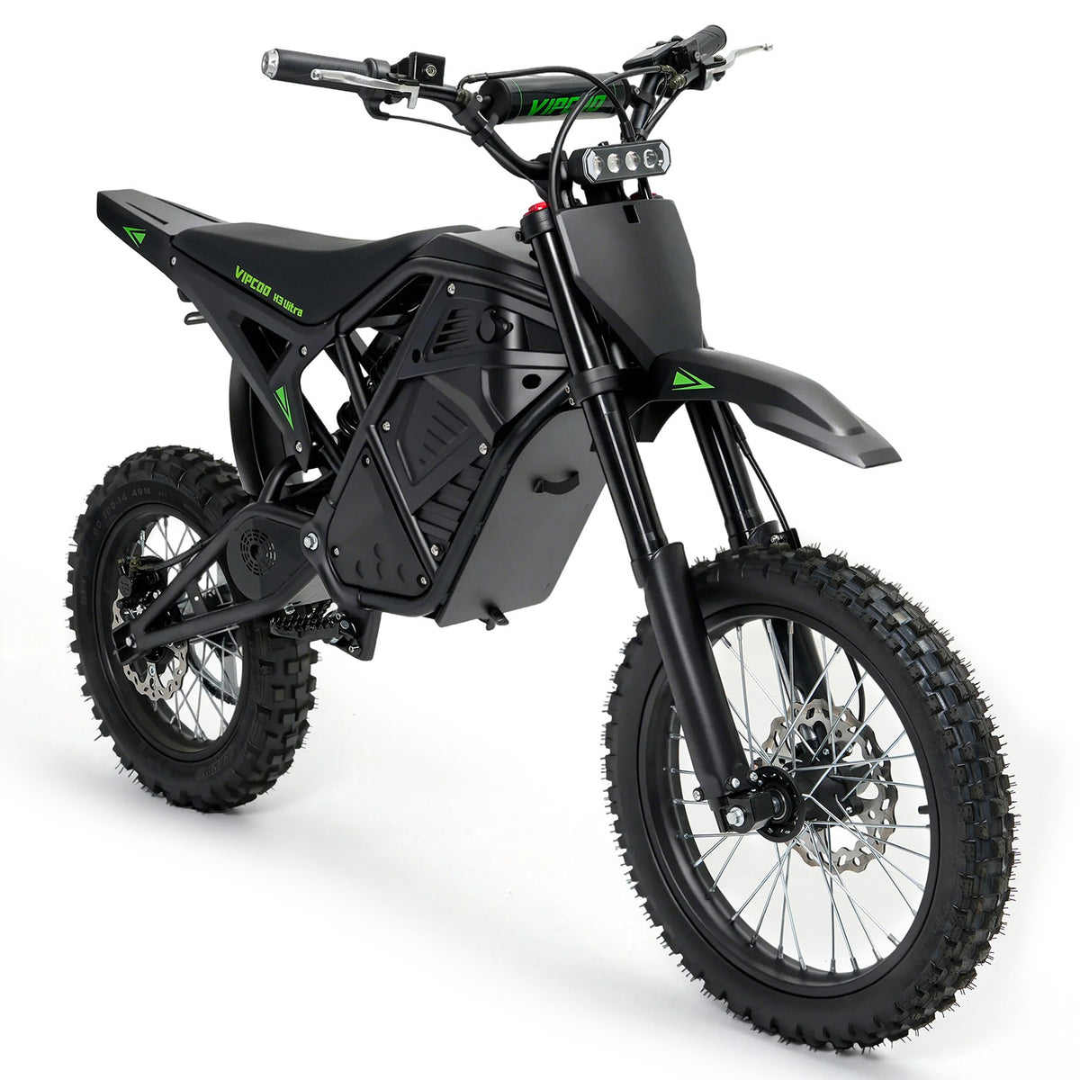 VIPCOO H3 Ultra Electric Dirt Bike – 5000W 72V 17/14 Wheels
