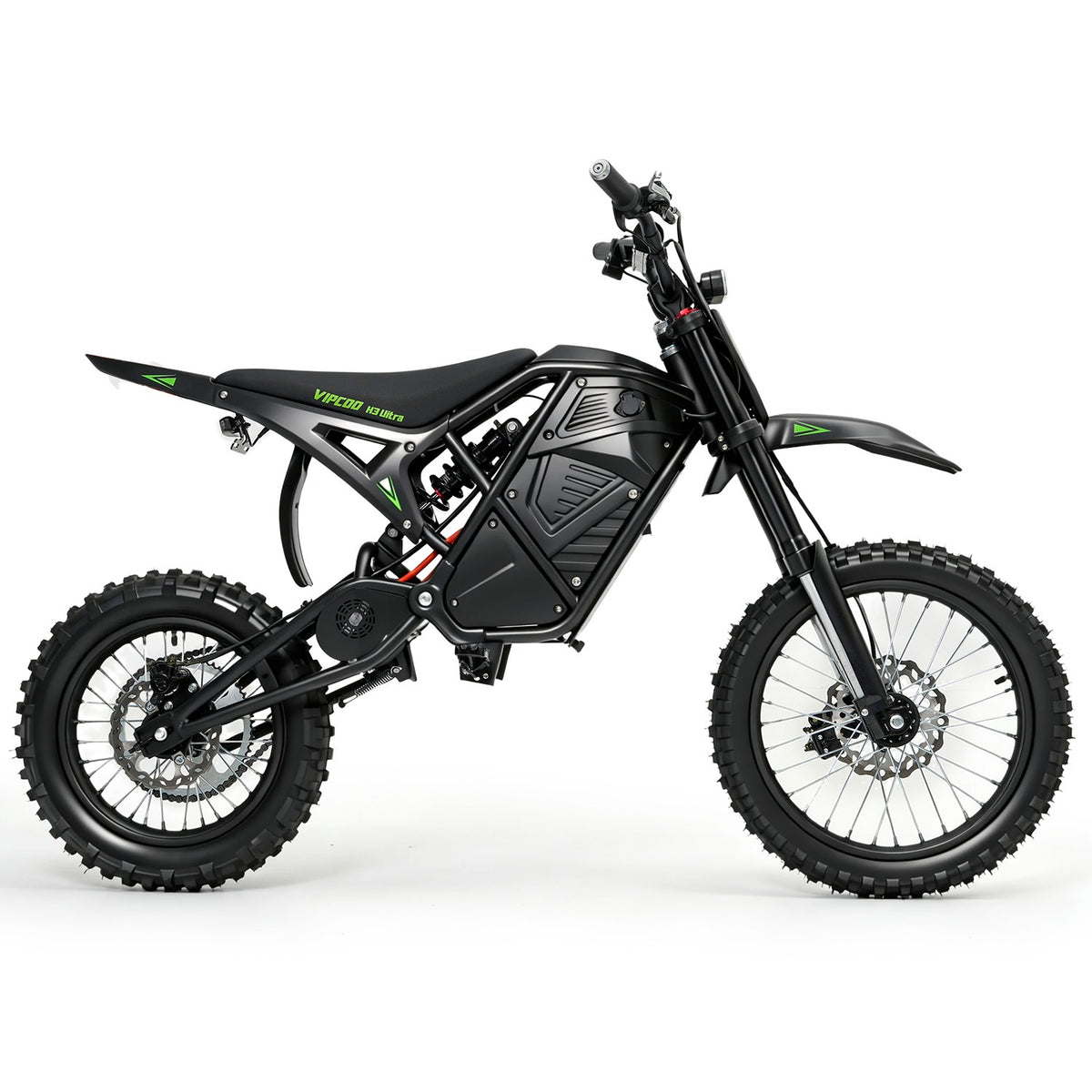 VIPCOO H3 Ultra Electric Dirt Bike – 5000W 72V 17/14 Wheels