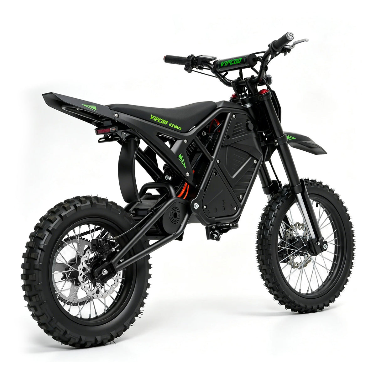 VIPCOO H3 Ultra Electric Dirt Bike – 5000W 72V 17/14 Wheels