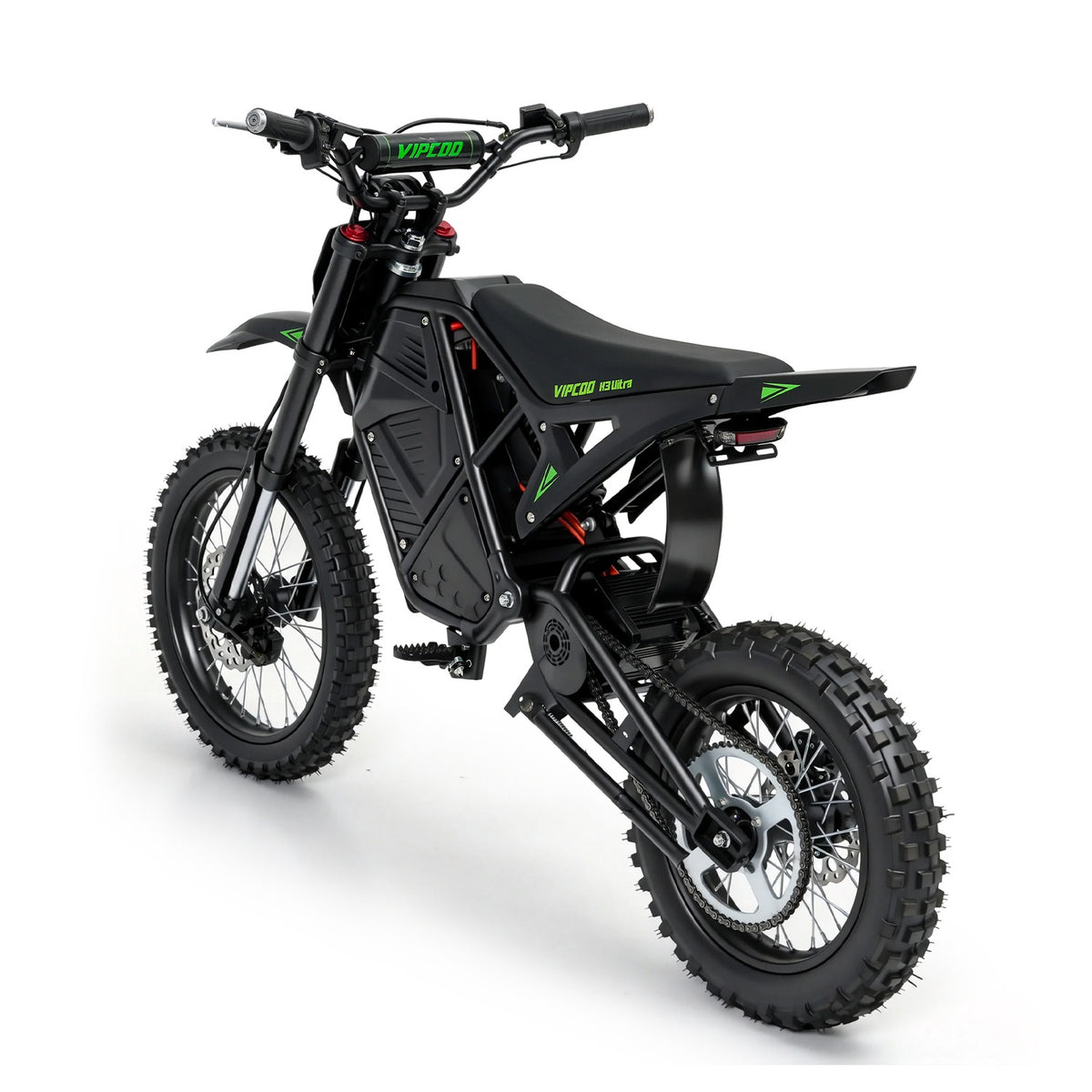 VIPCOO H3 Ultra Electric Dirt Bike – 5000W 72V 17/14 Wheels