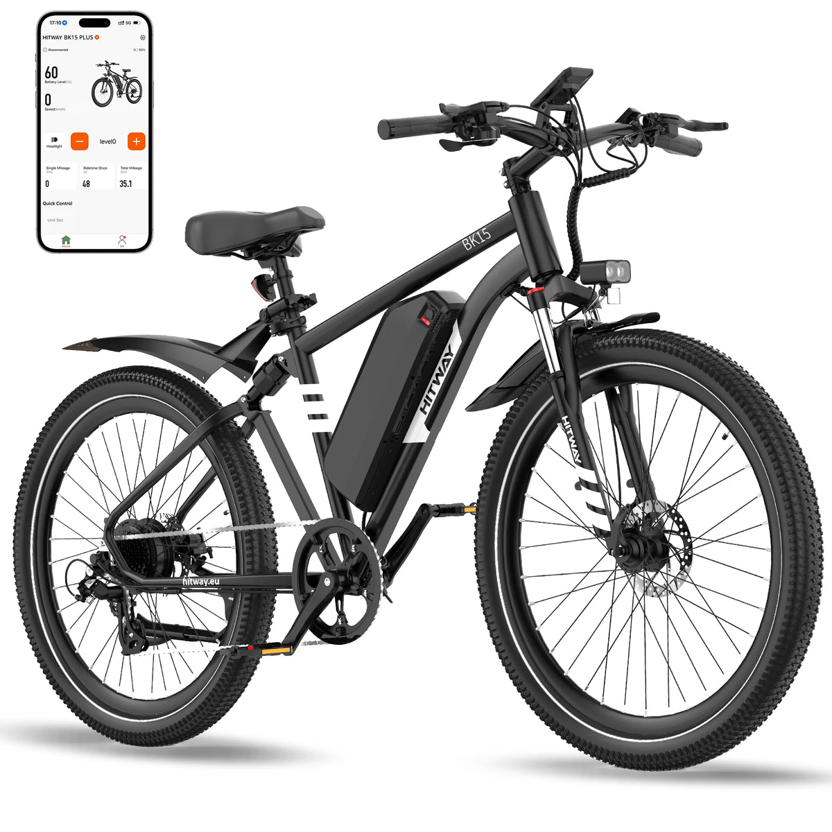 HITWAY BK15 Plus 29″ Electric Mountain Bike NFC 48V 15.6Ah-Electric Scooters London