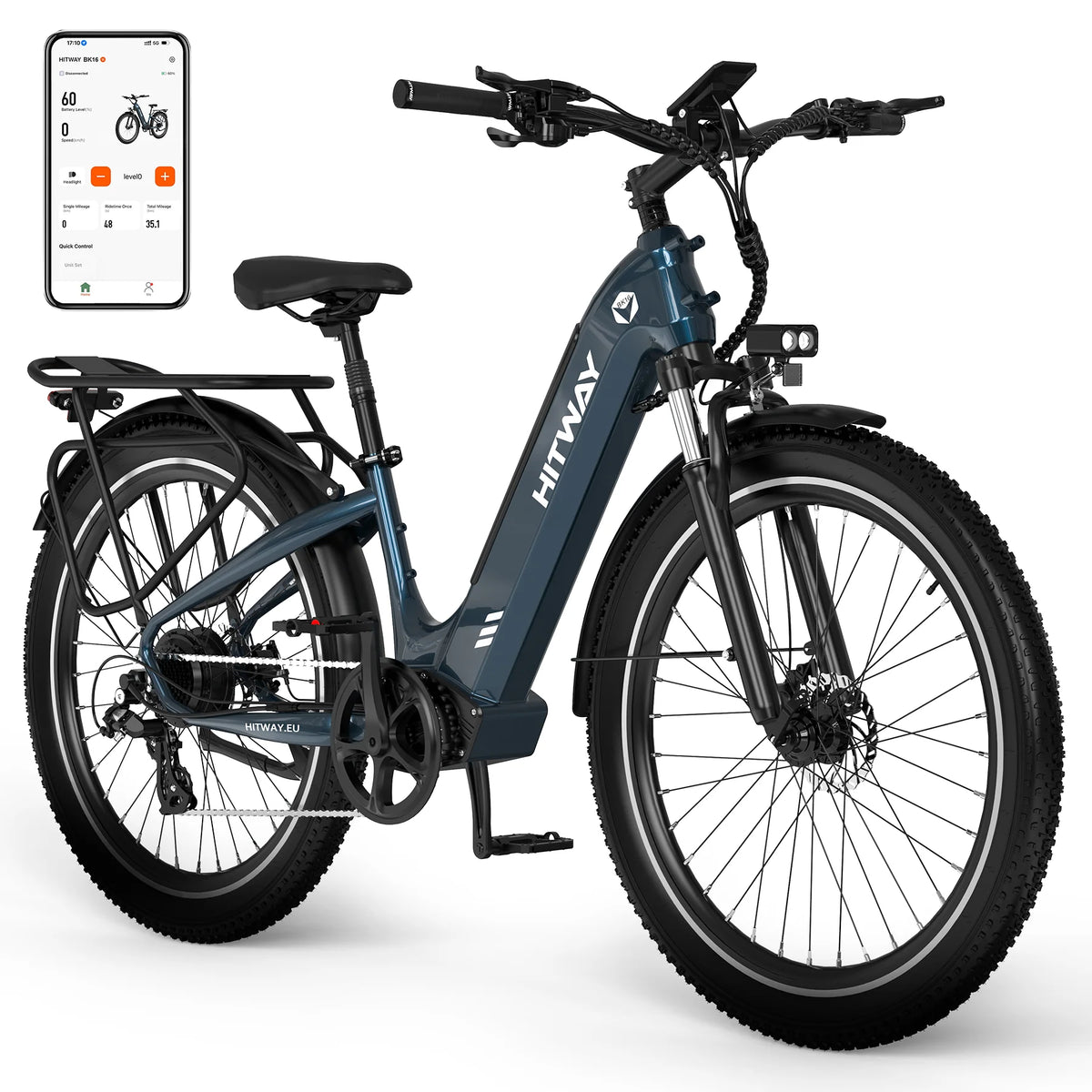 HITWAY BK16 Electric Bike - 250W Performance City E-Bike-Electric Scooters London