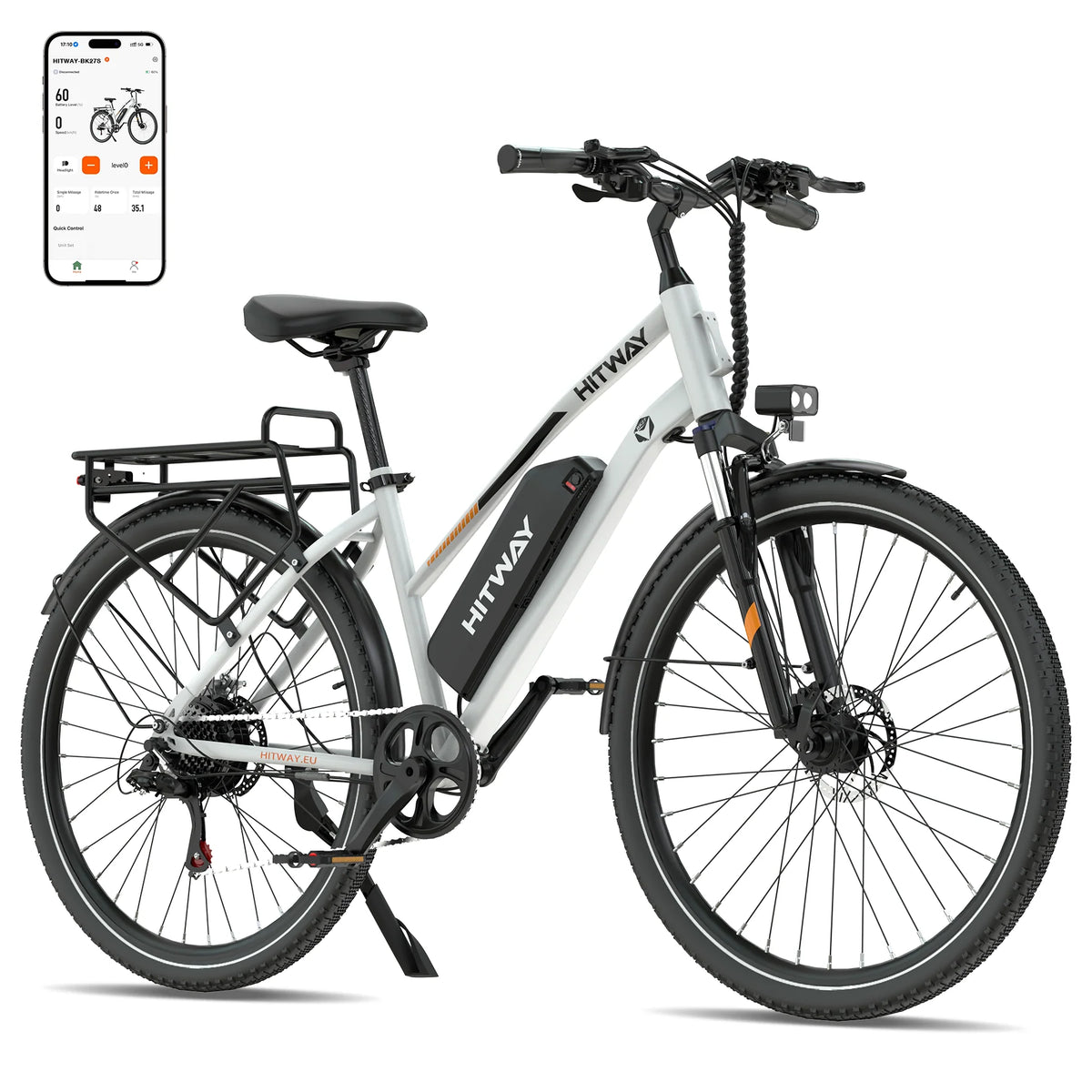 HITWAY BK27S Electric Bike - 250W Smart Commuter E-Bike-Electric Scooters London