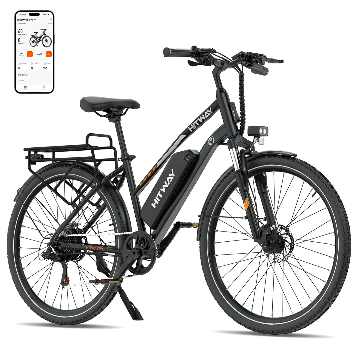 HITWAY BK27S Electric Bike - 250W Smart Commuter E-Bike-Electric Scooters London